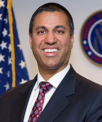 Photo of FCC Chairman Ajit Pai (courtesy: FCC)
